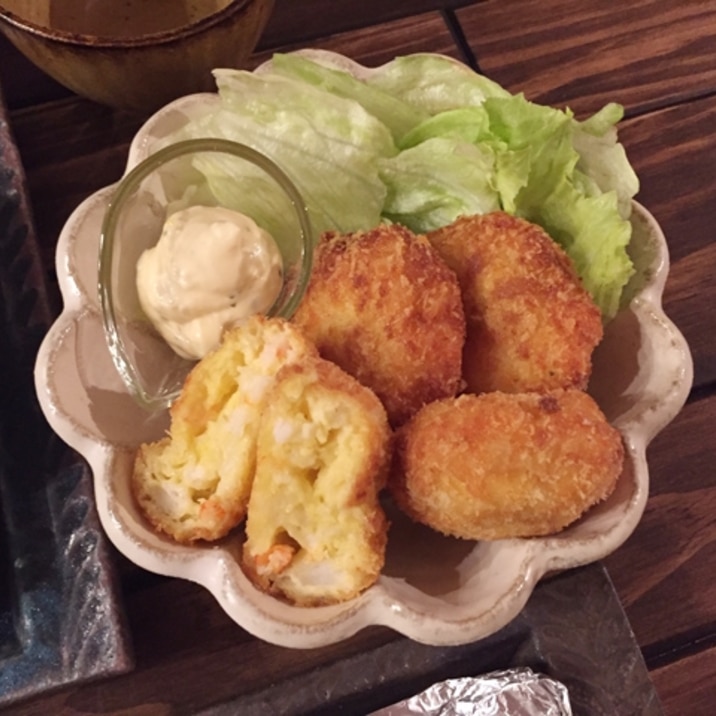 お弁当にも 一口サイズの揚げないエビカツ レシピ 作り方 By Belle Marianne 楽天レシピ